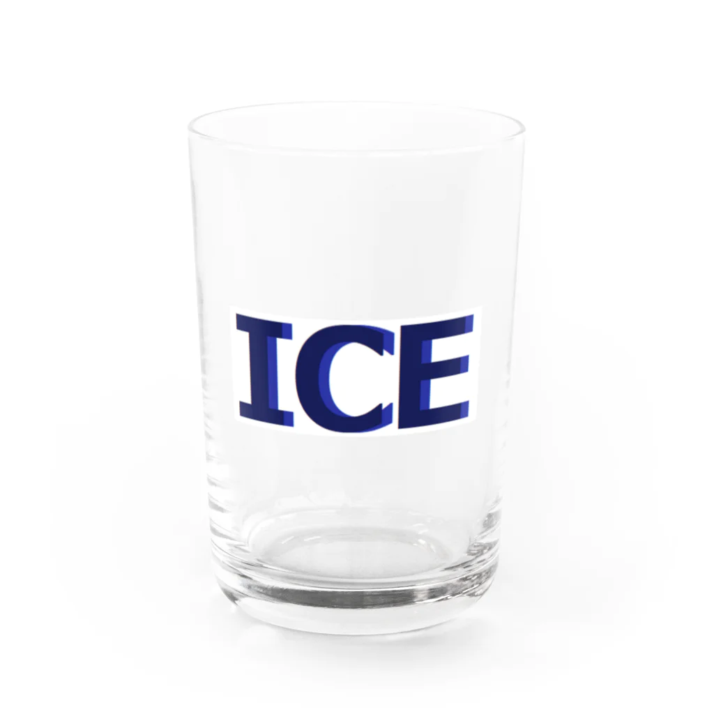 アメリカンベース のアイス グラス前面