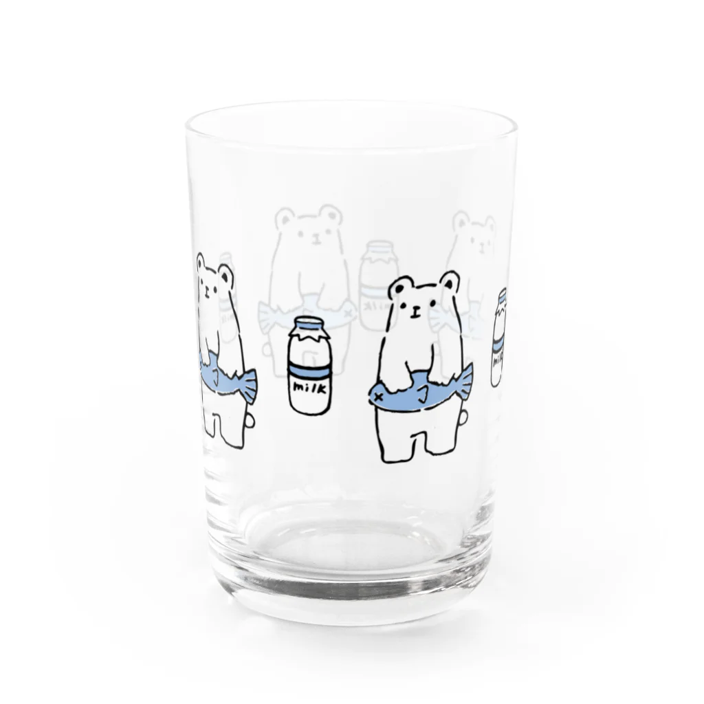 美味しいペンギンのShirokuma Water Glass :front