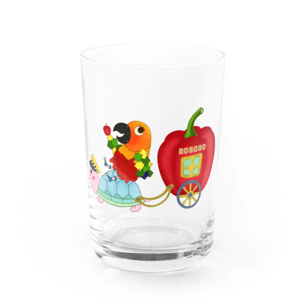 ねこぜや のROBOBO カメタクシー🚕 Water Glass :front