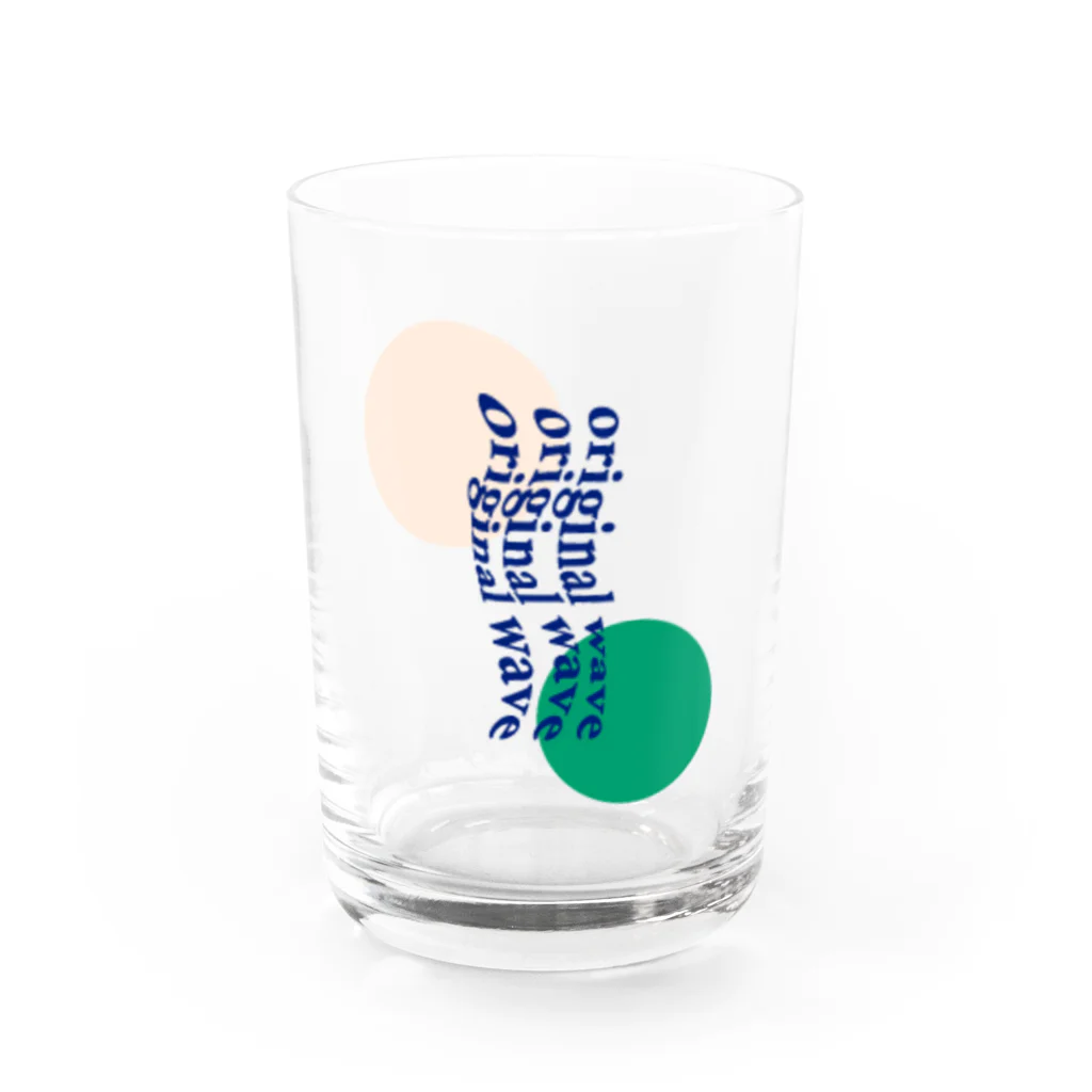 ORIGINAL WAVEのサワークリームソーダ Water Glass :front