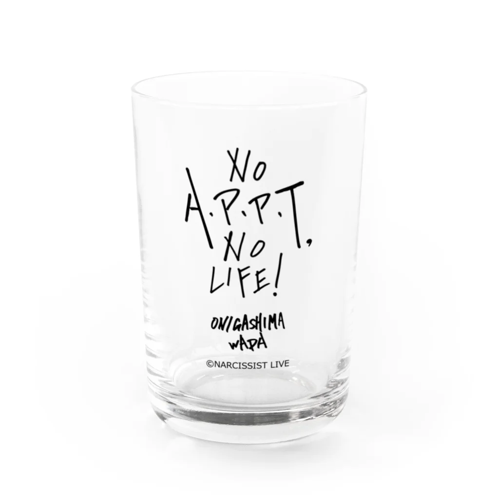 NARCISSIST LIVE SHOPのナルシストグラス 和田ver. Water Glass :front
