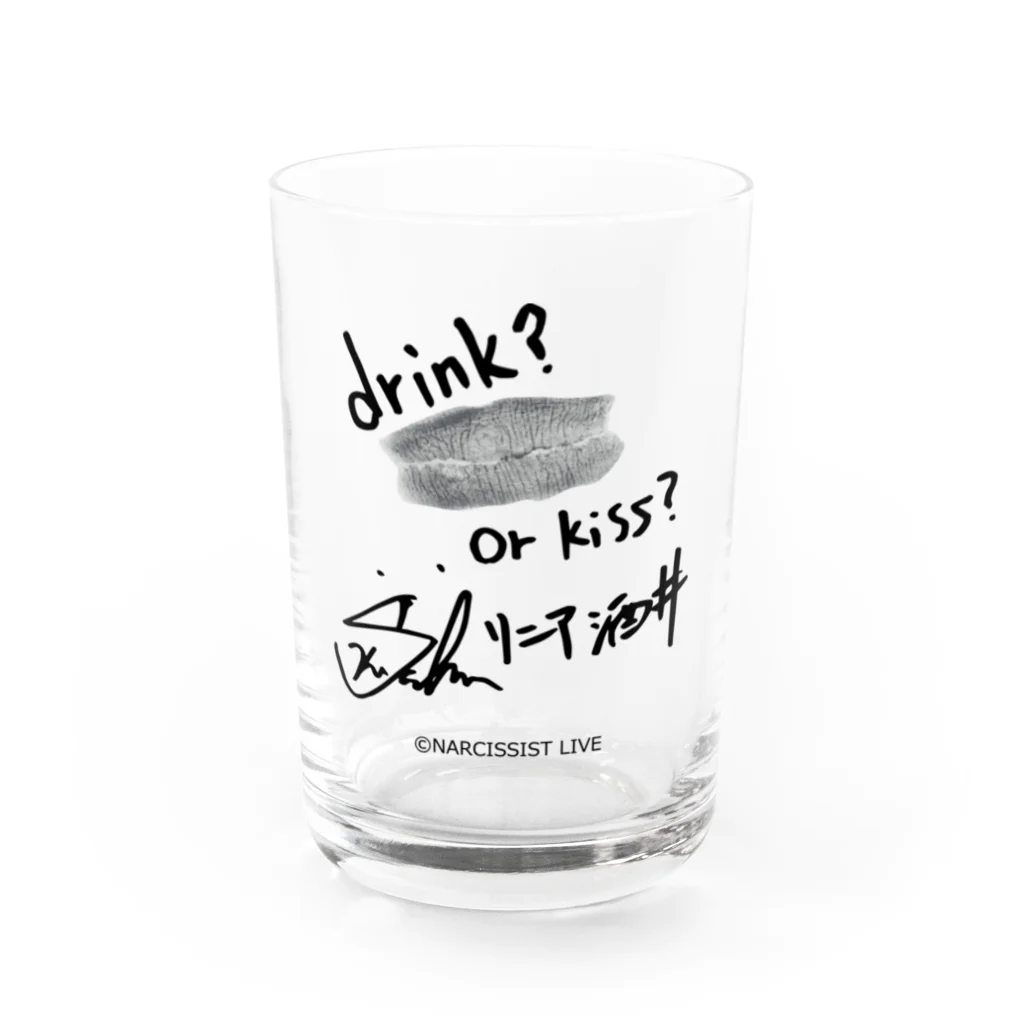 NARCISSIST LIVE SHOPのナルシストグラス 酒井ver. Water Glass :front