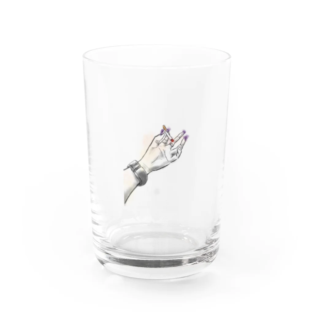chassu_shimishoのCOFFEE and CIGARETTES Water Glass :front