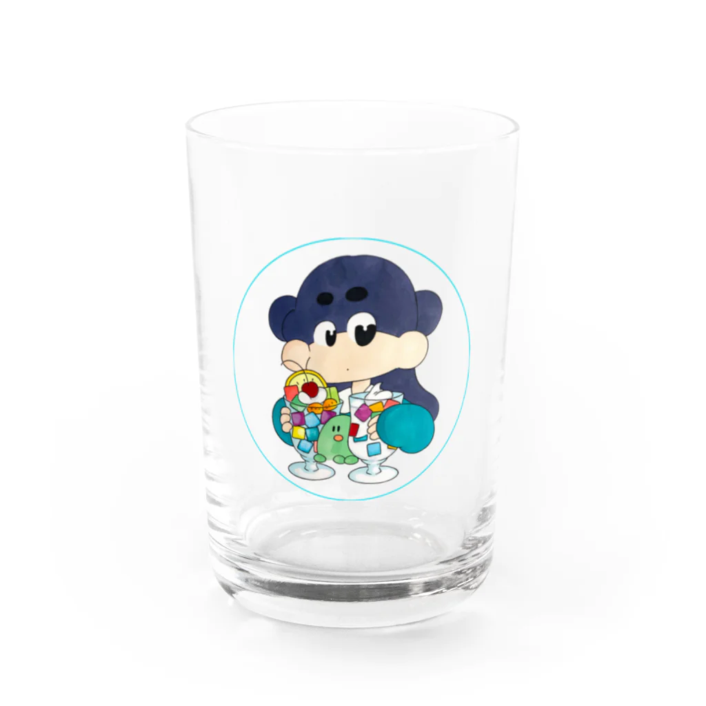 きっことまぼろしのお店のひとりじめゼリーポンチ Water Glass :front