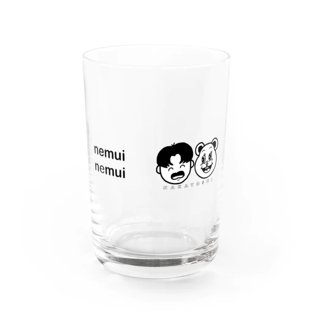 nemuinemuiのなかよしこよし Water Glass :front