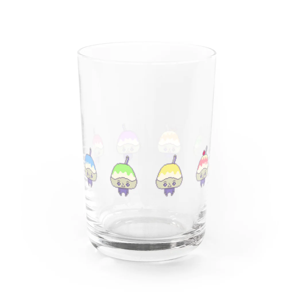 madeathのゴーラーず Water Glass :front