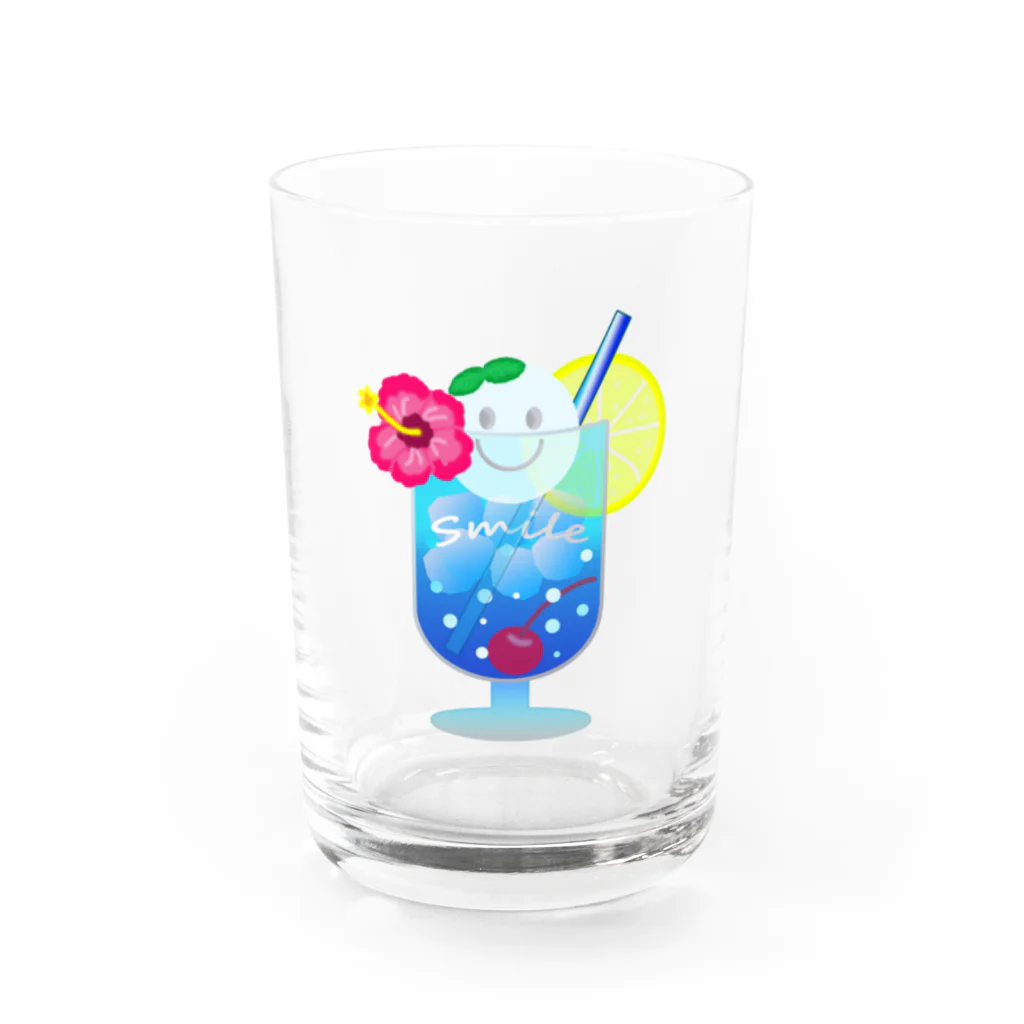 Yokokkoの店のSmile in Cream Soda🍹 Water Glass :front