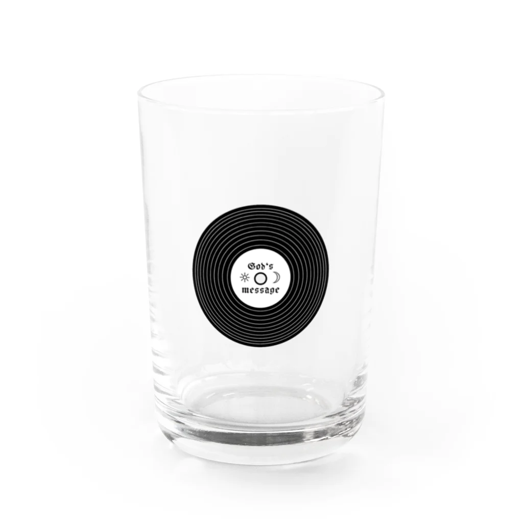 レベ(ゐ)の神のお告げレコード Water Glass :front