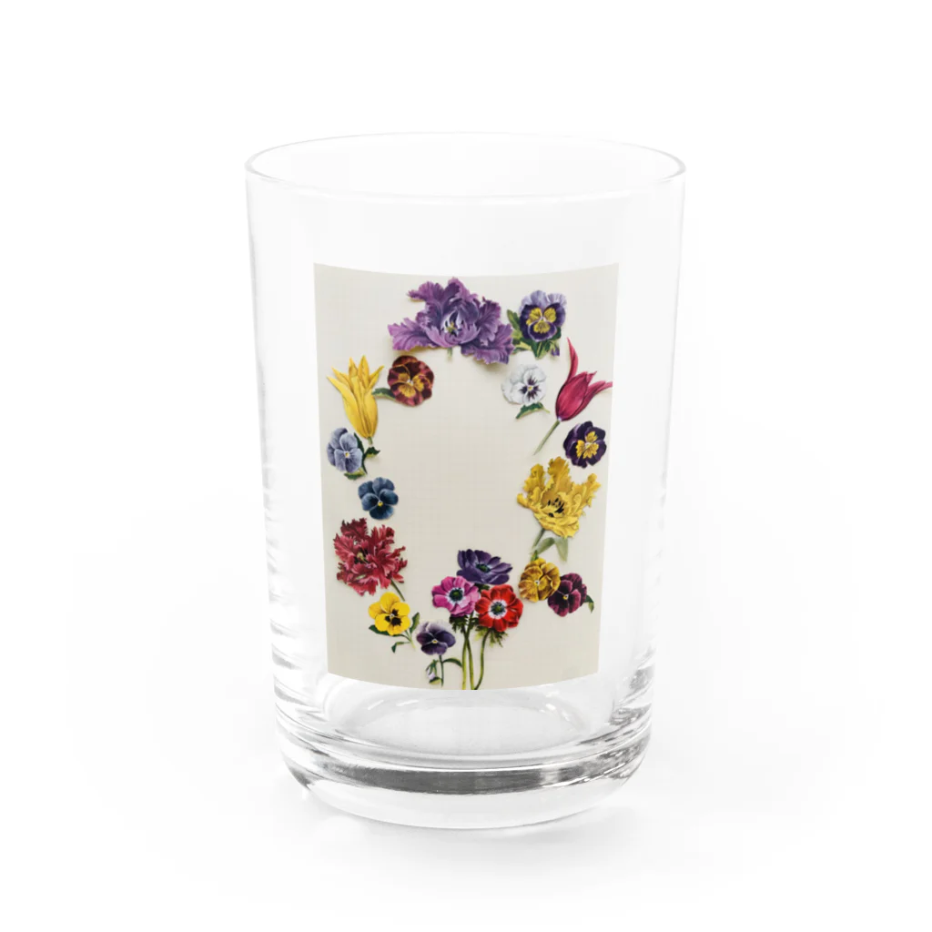 MAiCOのflower photo T Water Glass :front