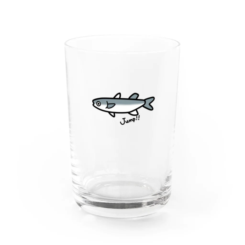 おさかなくんのボラくん Water Glass :front