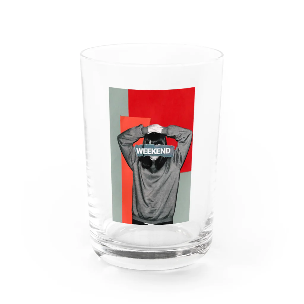 oka0150noの待ち焦がれて Water Glass :front