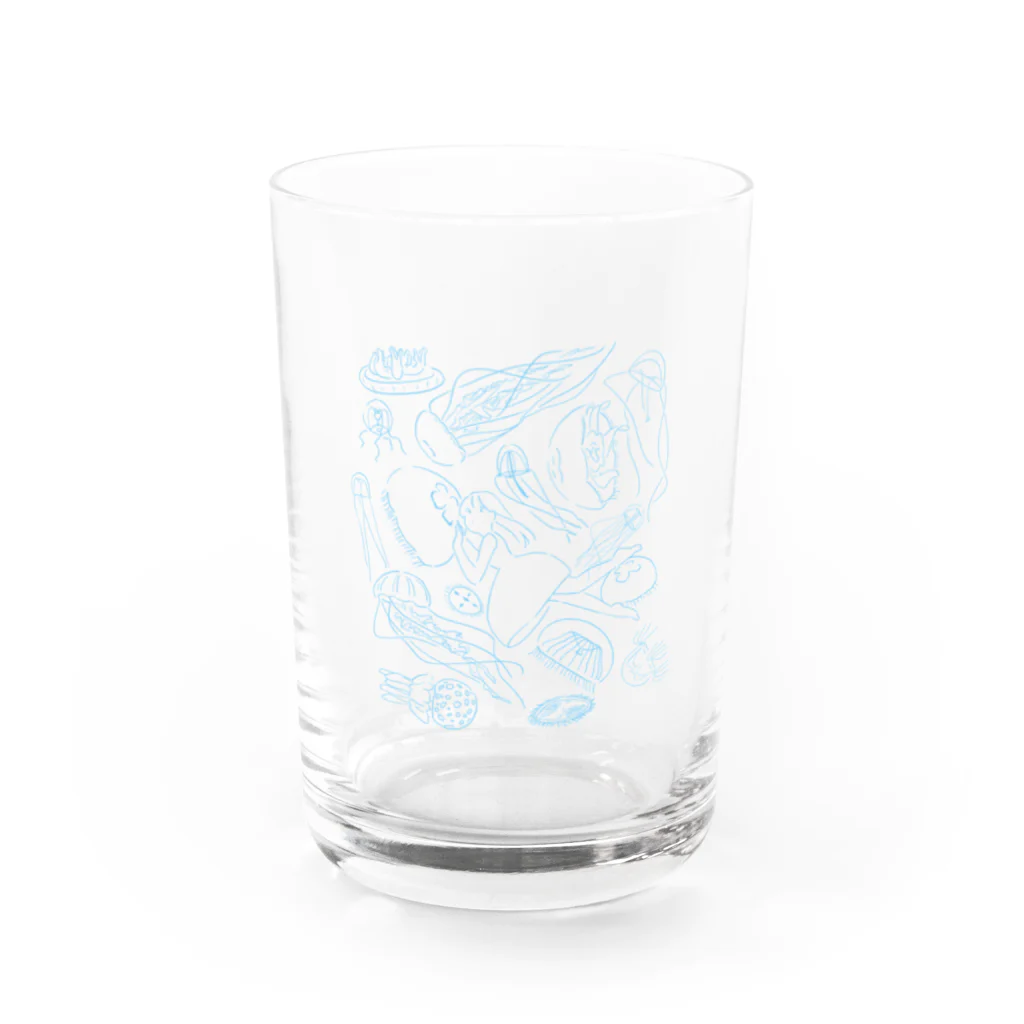 水元さきののkurage Water Glass :front