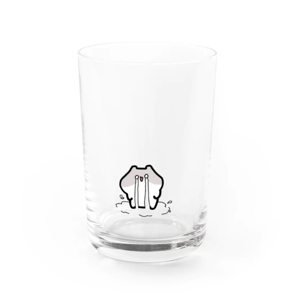 おはむのおみせのハムスター大号泣グラス Water Glass :front