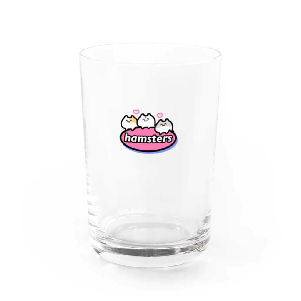 おはむのおみせのハムスターズグラス Water Glass :front