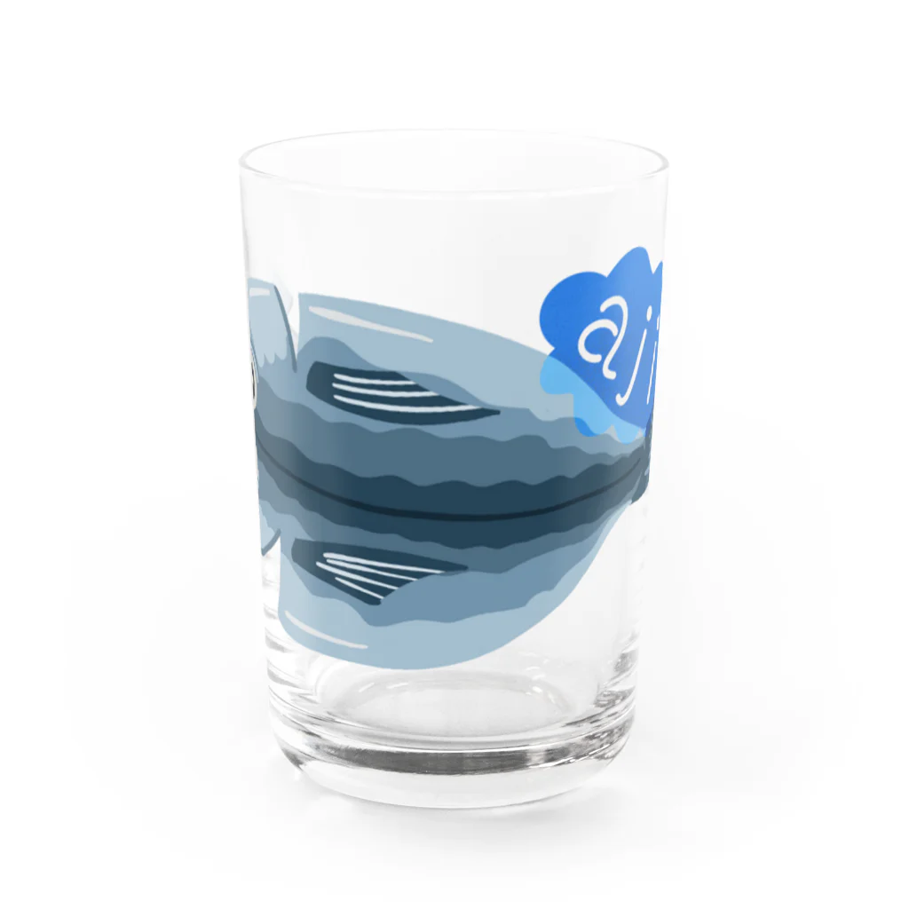 スロータイプ書店 Slowtype Booksのあじの干物 141 Water Glass :front