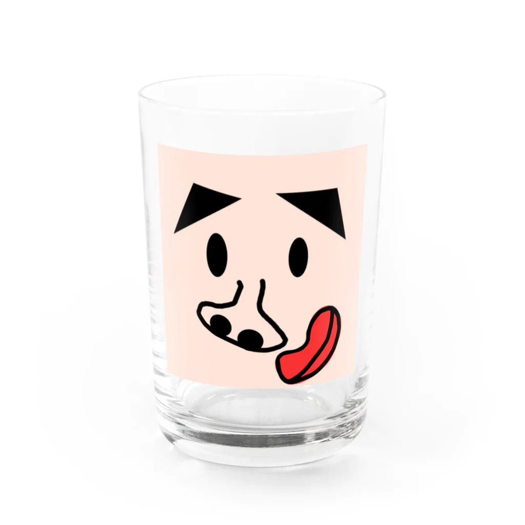 taroyanのぴーちゃん Water Glass :front