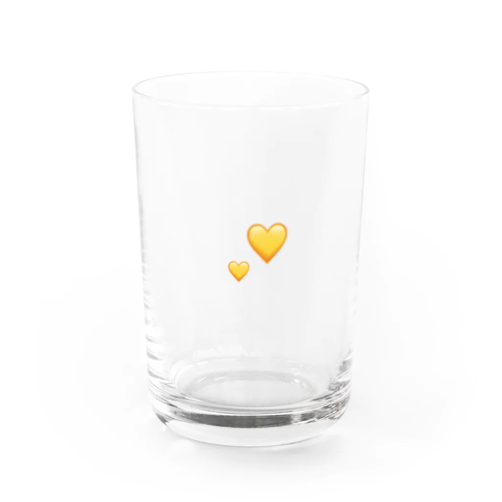 yellowloveのyou got heart of gold Water Glass :front