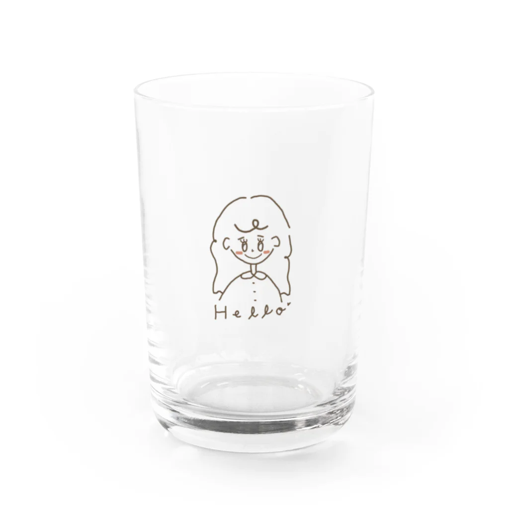 nonnのはるかちゃん Water Glass :front