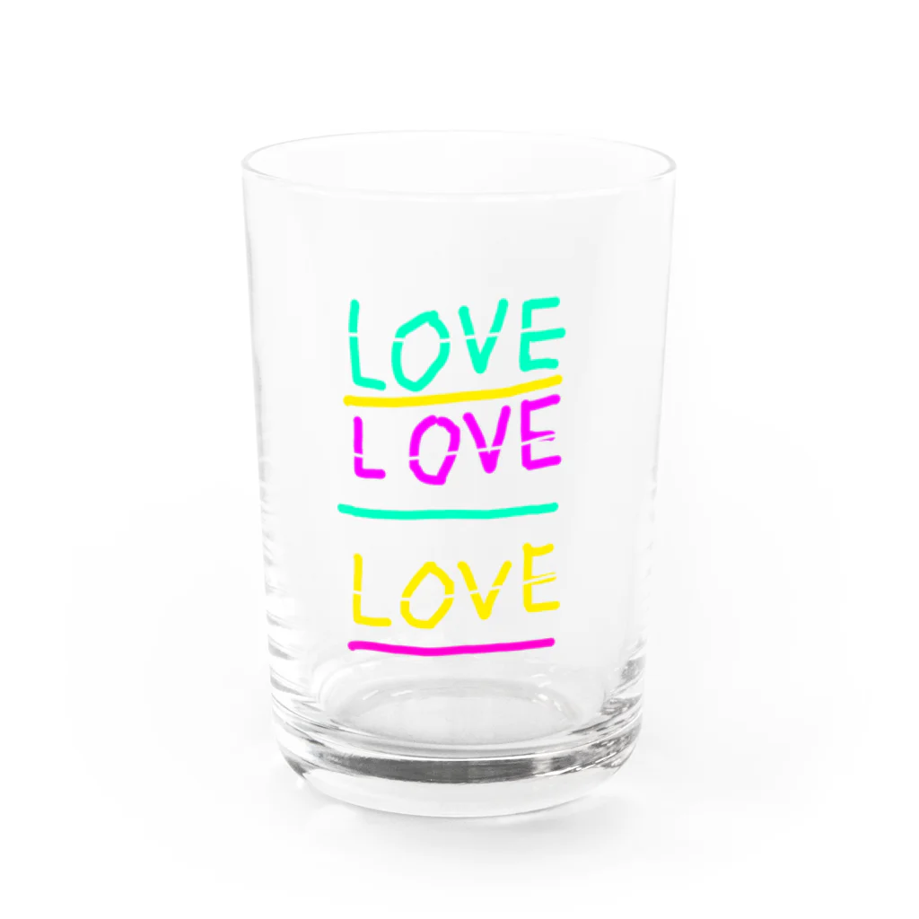 nonomamaのlove サマー Water Glass :front