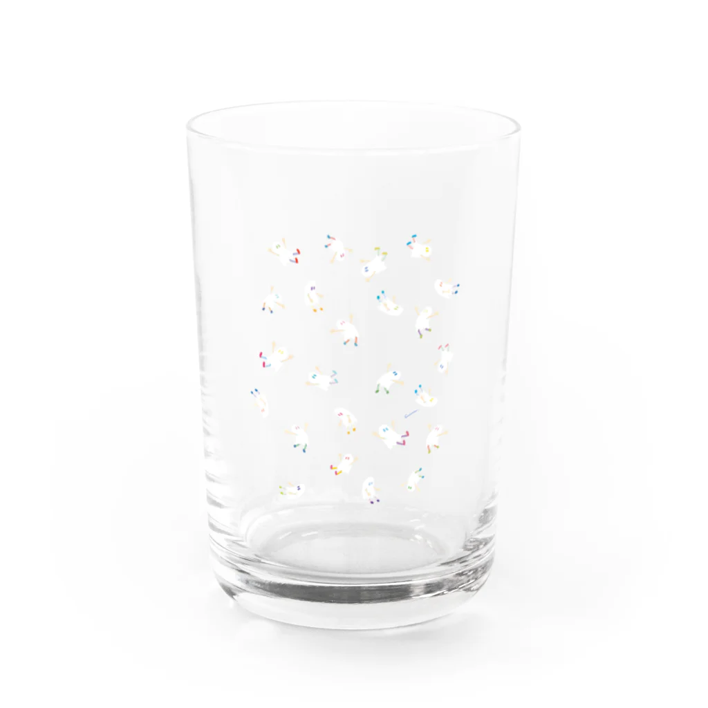 CHIMNEY雑貨店の飛んで落ちるななしのおばけちゃん Water Glass :front