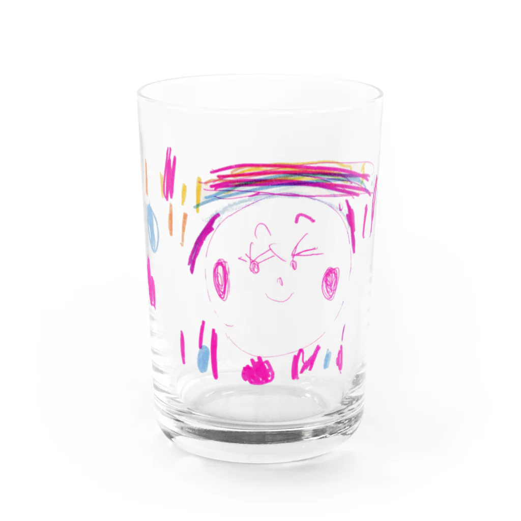 まるいいぬのごきげんchan Water Glass :front