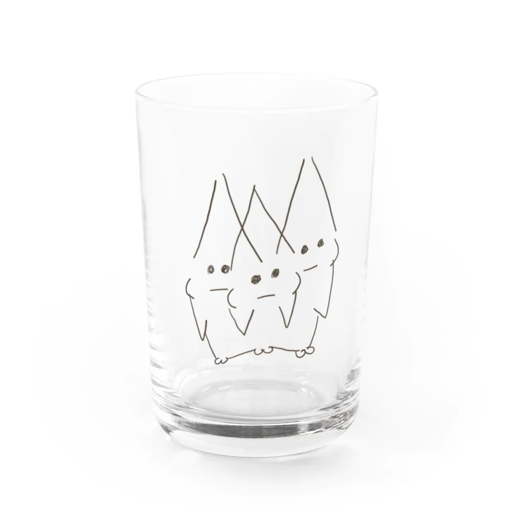 anzuponの３きょうだい Water Glass :front