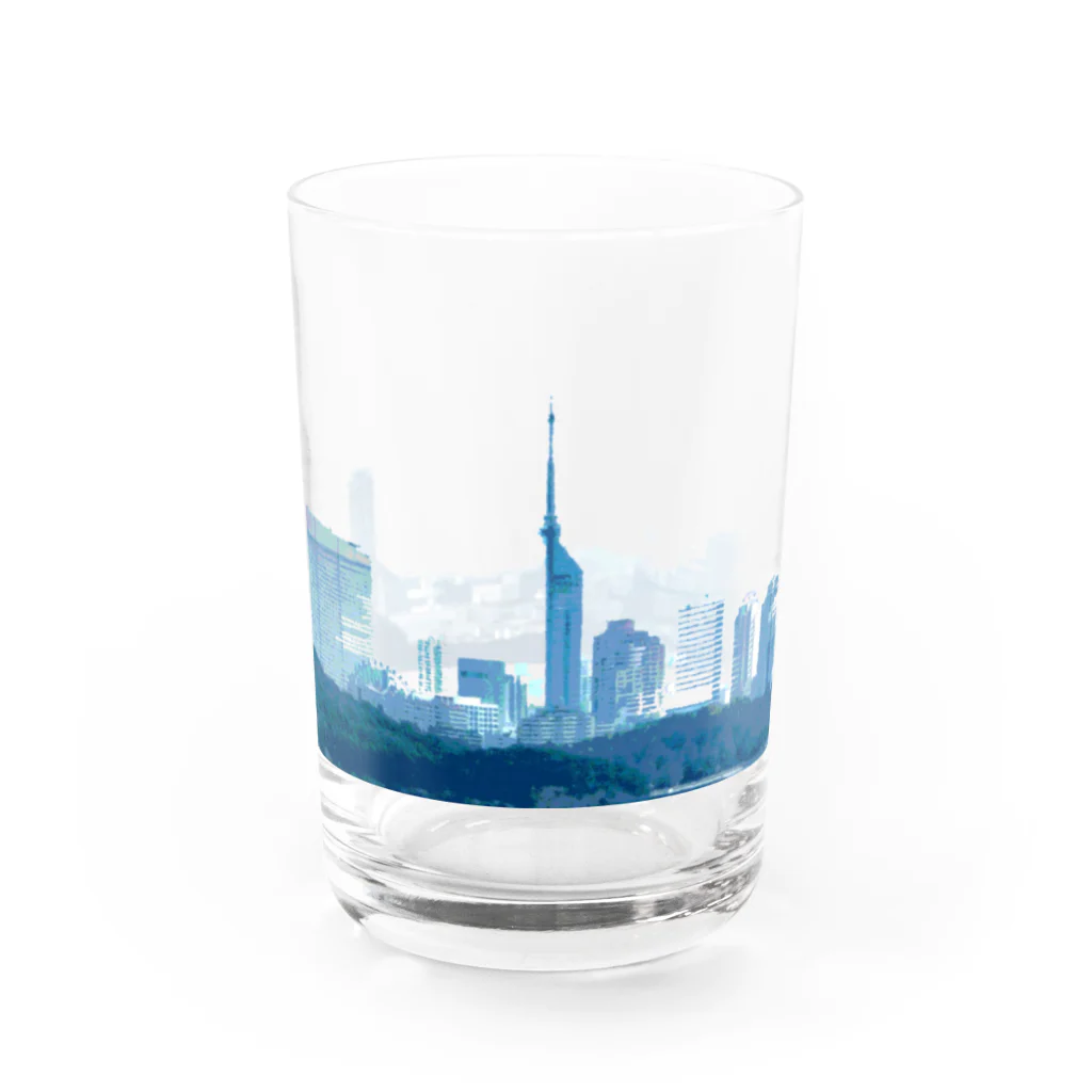 そらまめのご当地グッズ　福岡 Water Glass :front