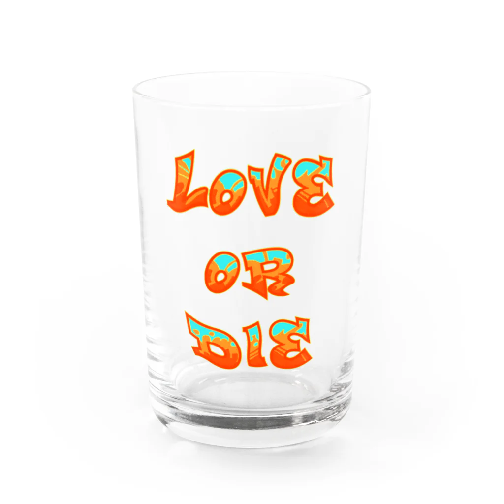 SelFish "Clothes Goods"のLOVE OR DIE. GRASS Water Glass :front