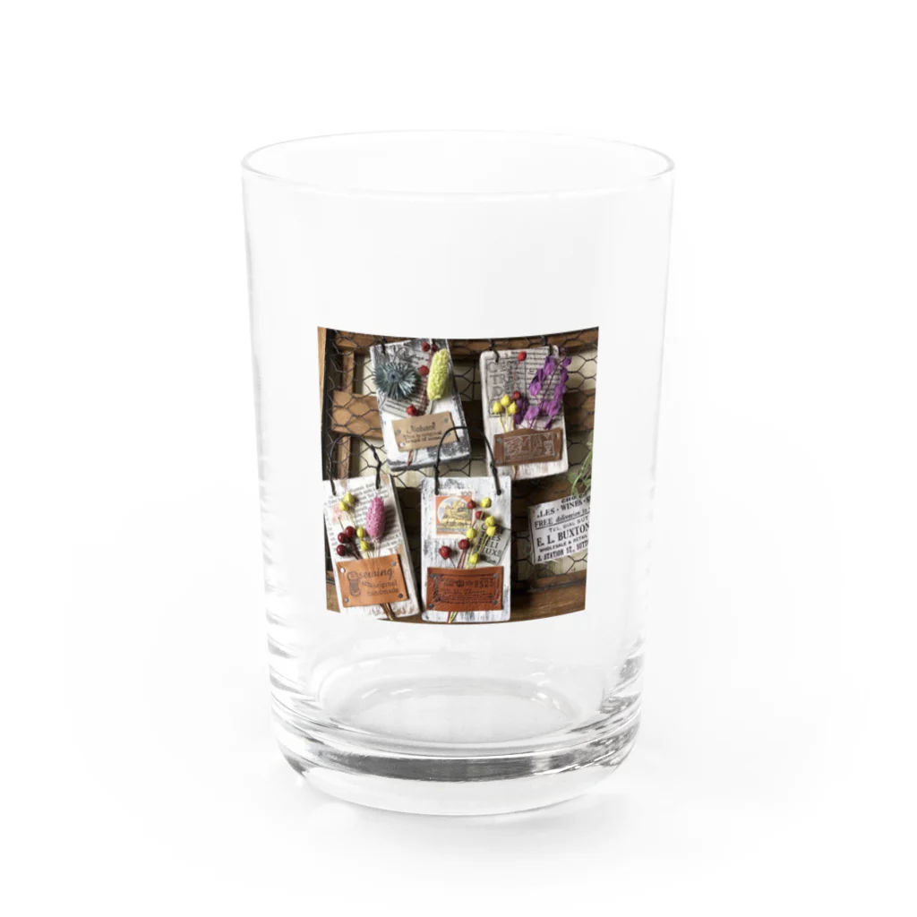 full  of funのフラワーコレクション Water Glass :front