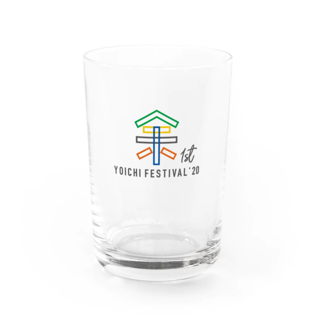 立ち飲み余市の余市一周年記念 Water Glass :front