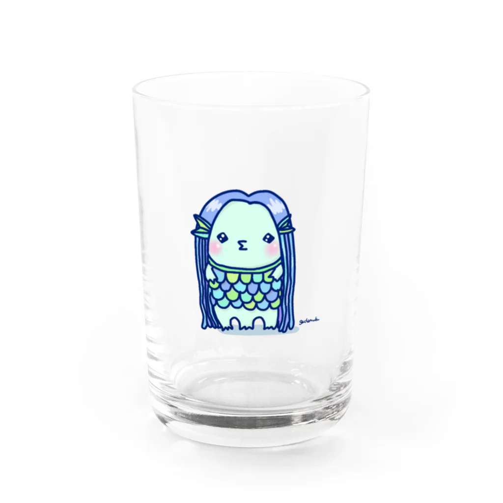 がちゃむくのアマビエサマ Water Glass :front