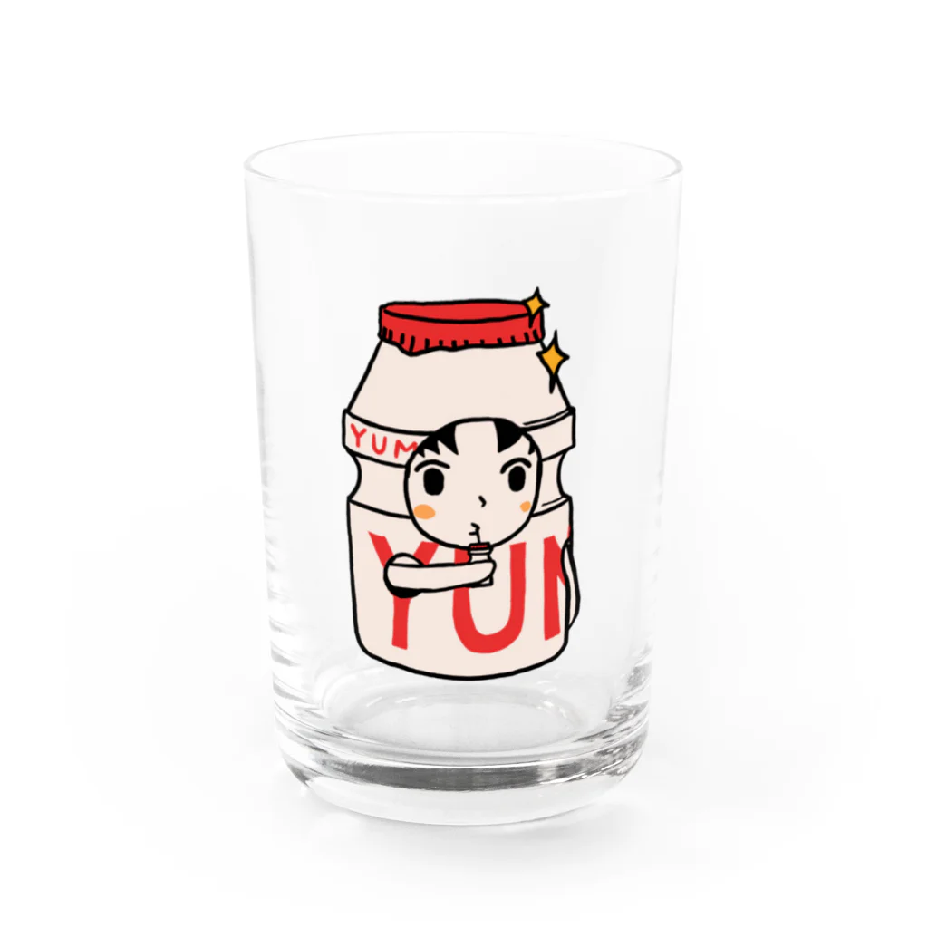 Rhiannon GreenawayのKevin Drink Water Glass :front