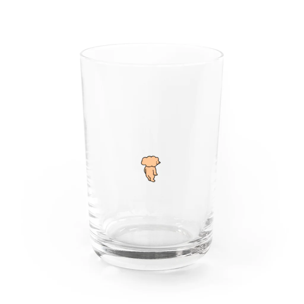 かっぴの中身ちゃん(背中で語る) Water Glass :front