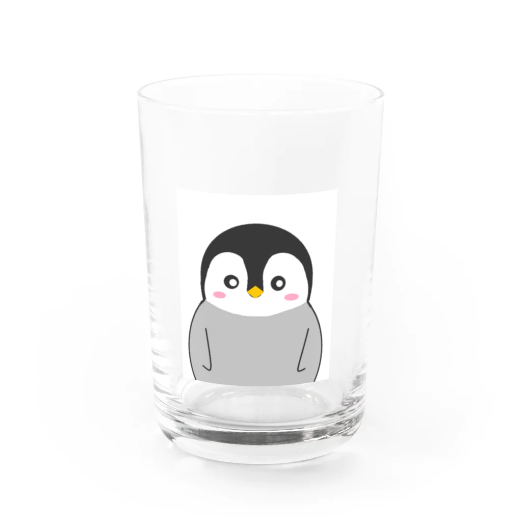 tmh_mrrのペンギン赤ちゃん Water Glass :front