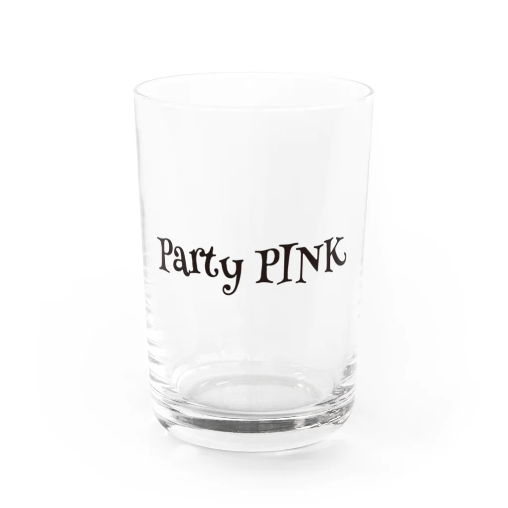 Party_PINKのParty PINK black Water Glass :front