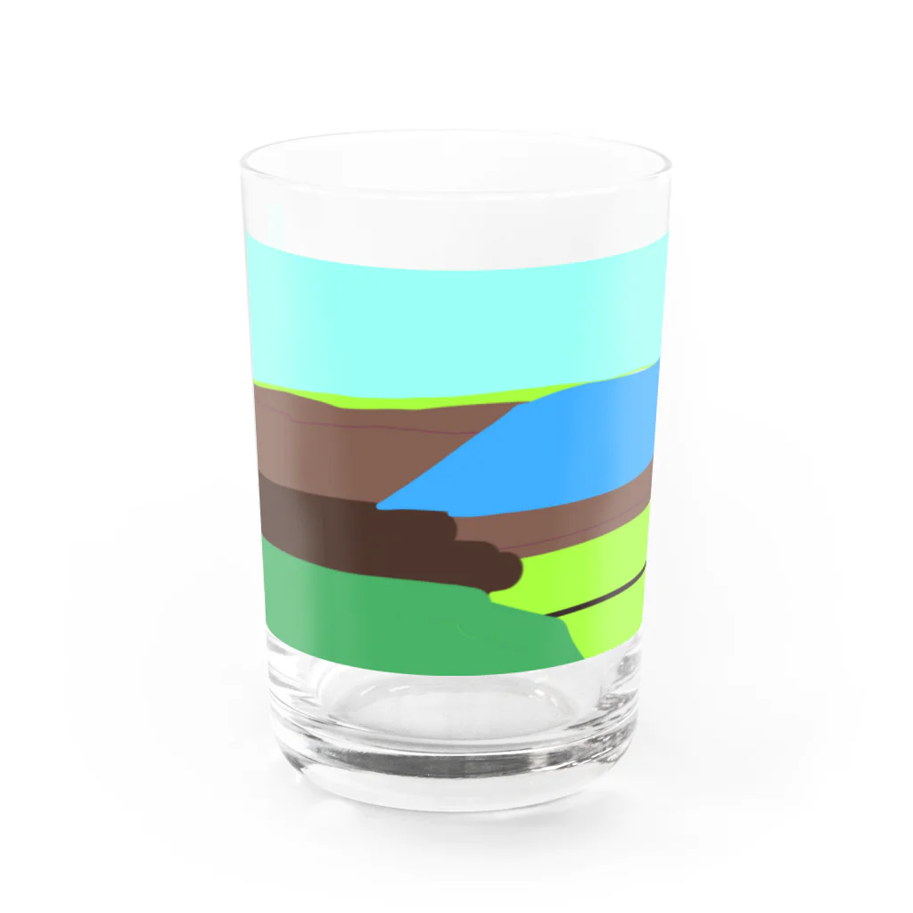 プーショップのニュータウン1 Water Glass :front