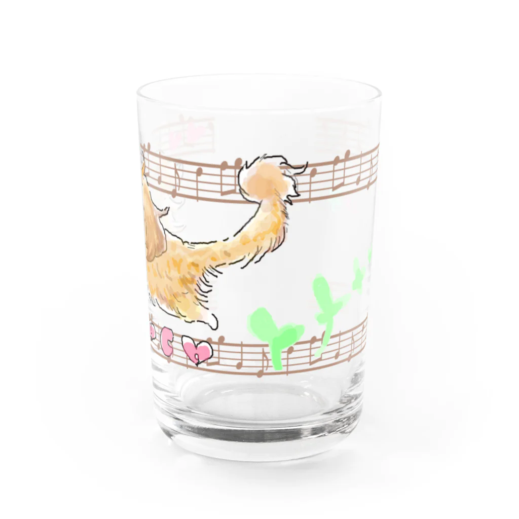 月兎亭のcocoちゃん Water Glass :front