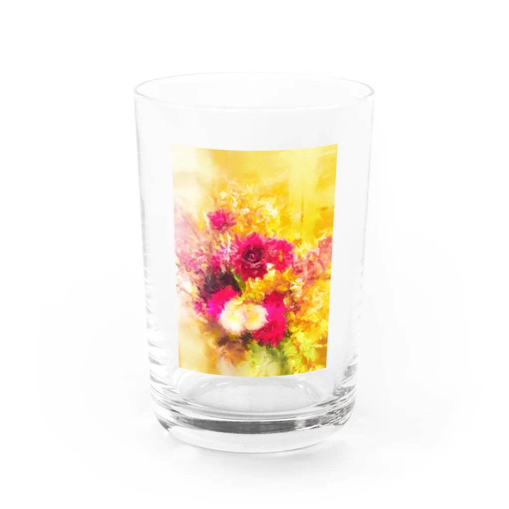 花ごよみの華やかな花 Water Glass :front