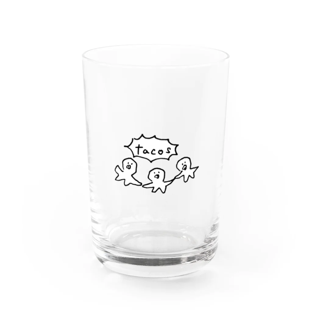 フリ〜マ〜のたこす Water Glass :front