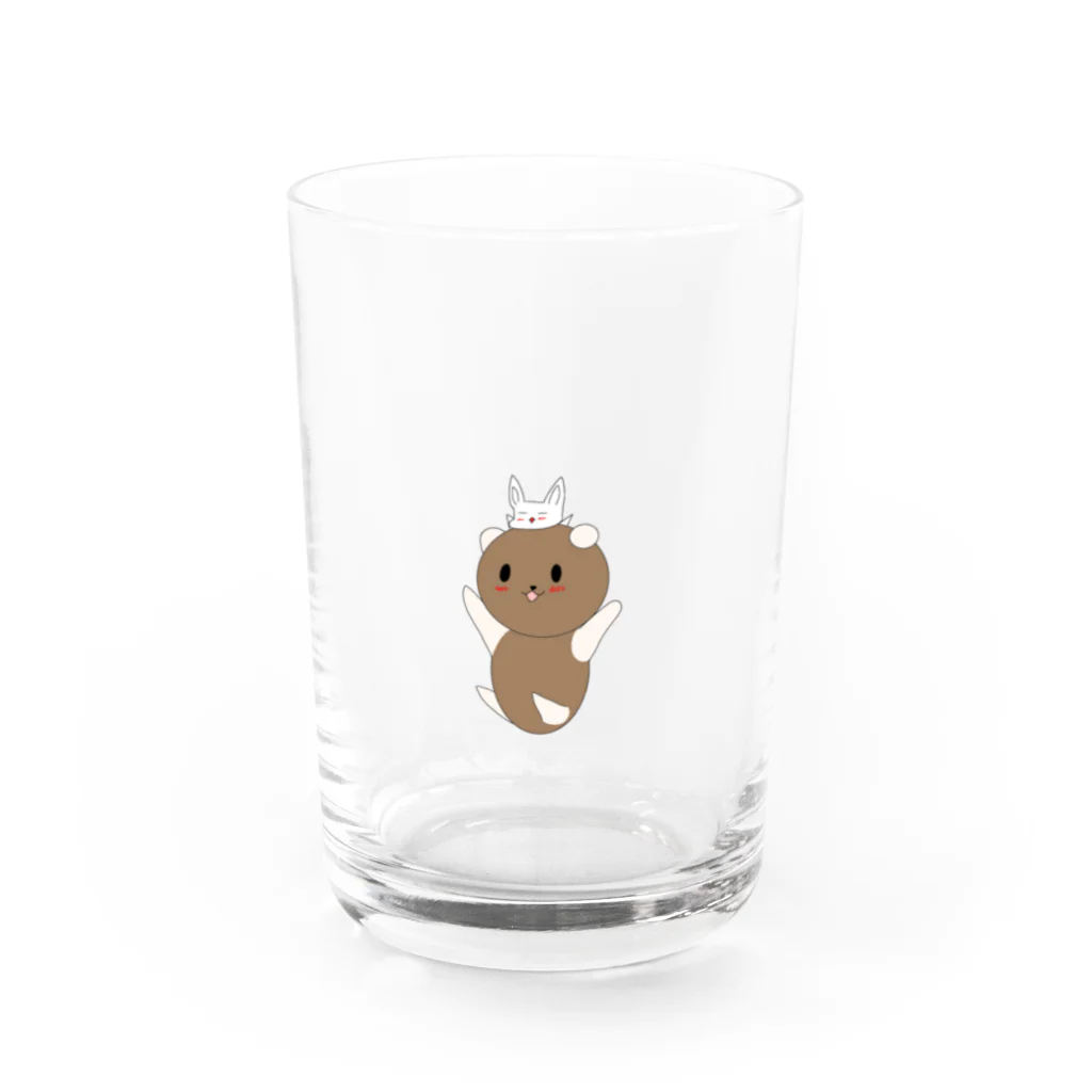 あきかぜのとびはねまーりん Water Glass :front