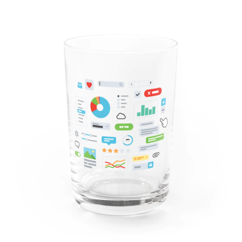 NOBODY754のUI/UX (Light) Water Glass :front