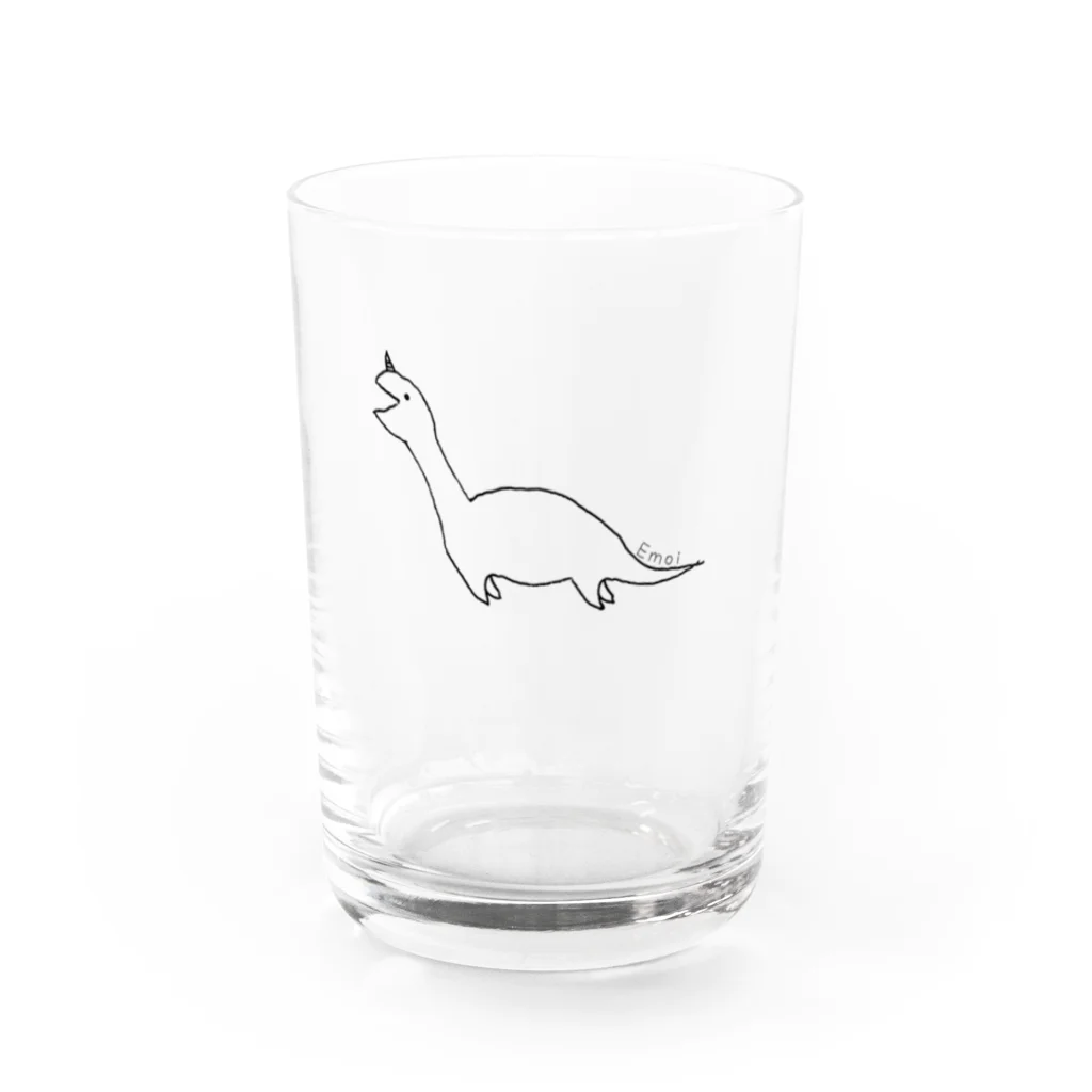 new syrupのemoi saurus（首長竜） Water Glass :front