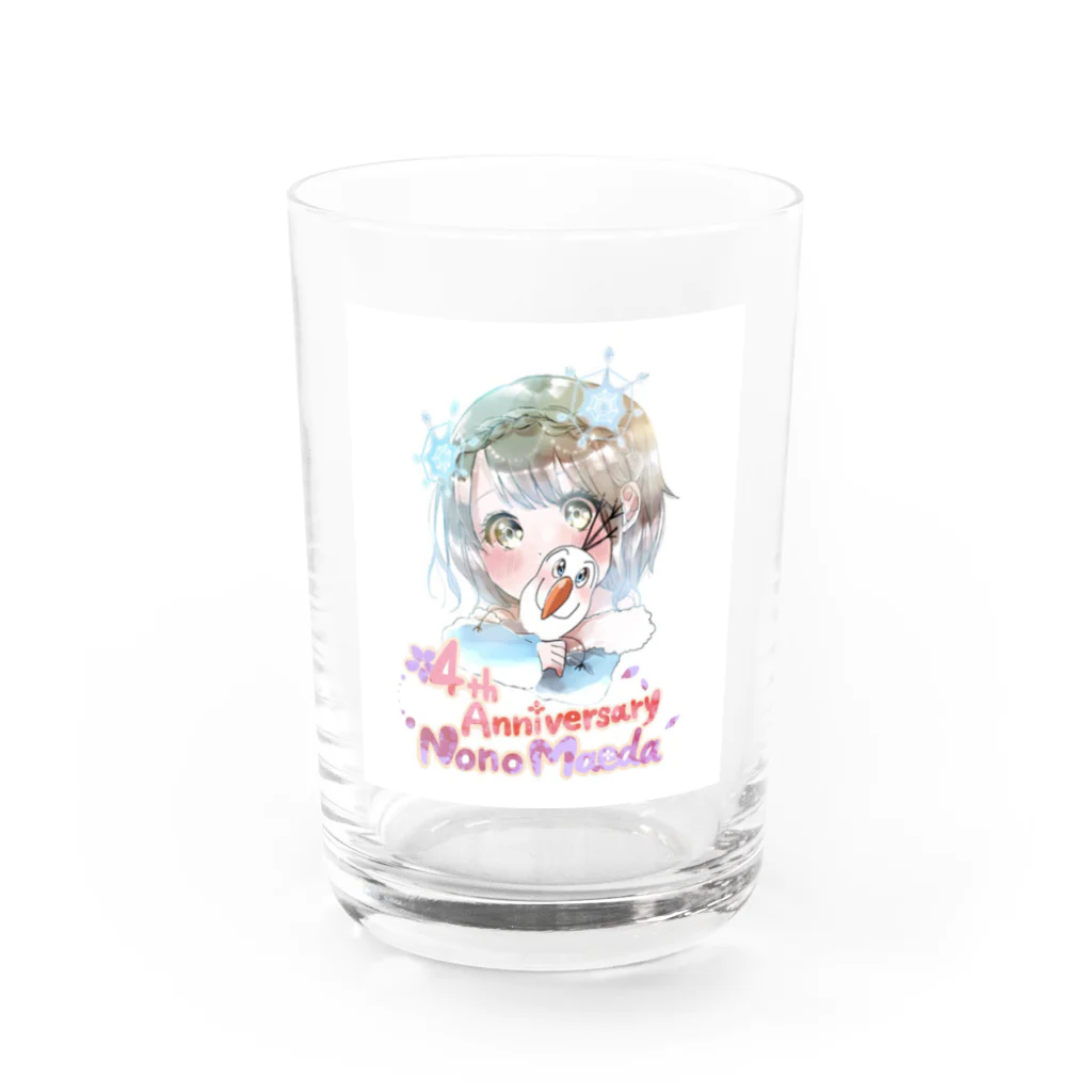 前田のの❤︎おうちでゆっくりの前田のの4周年記念 クリアグラス Water Glass :front