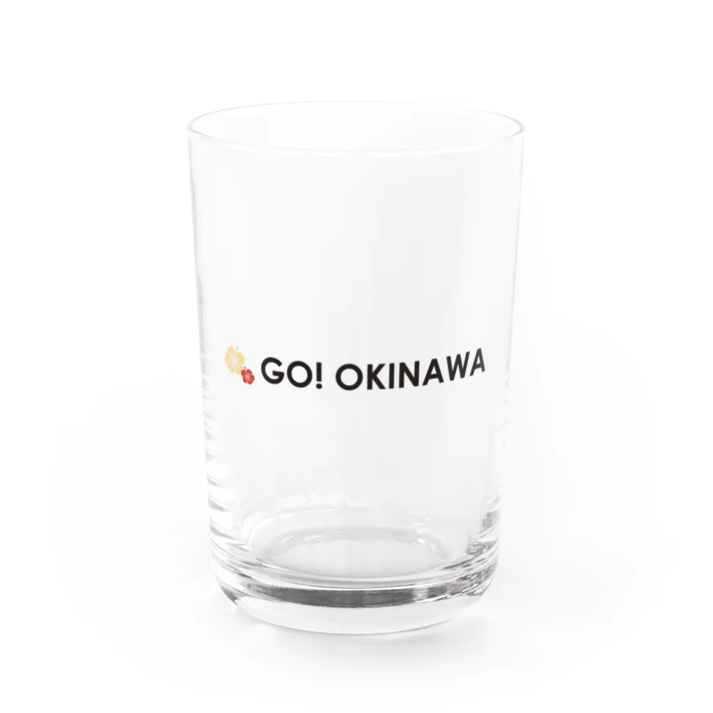 GO! OKINAWA｜沖縄のイベント＆スポットを発信中！のGO! OKINAWA オフィシャルロゴグッズ Water Glass :front