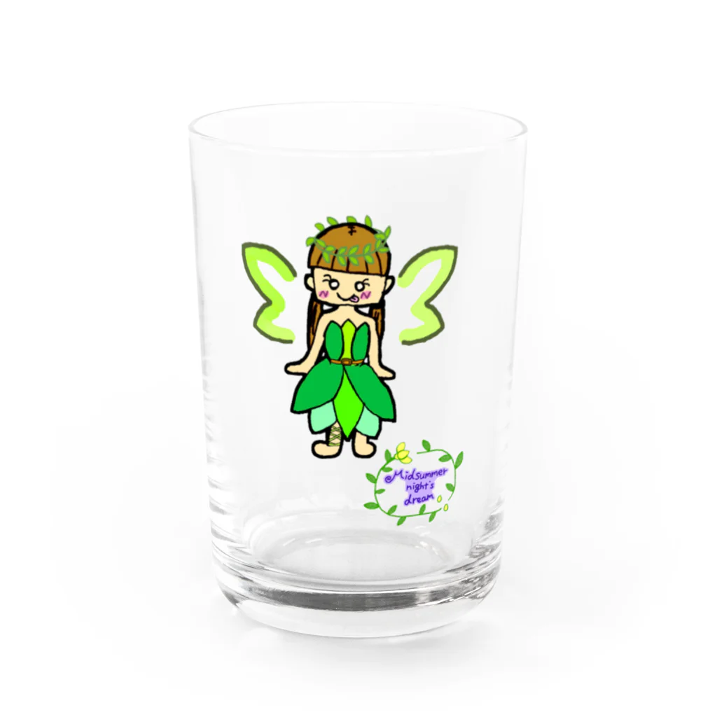 黒瀬あんじゅ@ストリッパーのいたずらパックんじー Water Glass :front