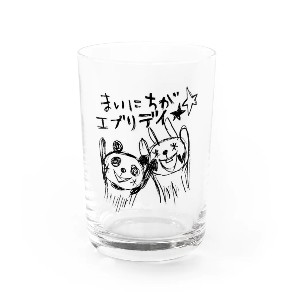 nёm＊nёm  はんどめいど ねむ＊ねむのまいにちがエブリデイ★☆ Water Glass :front