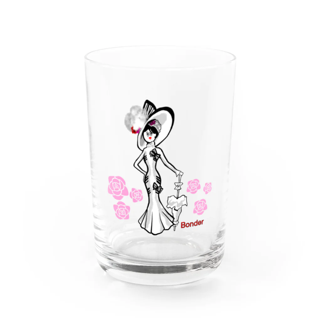 ぼんだぁのオードリーヘプバーン Water Glass :front