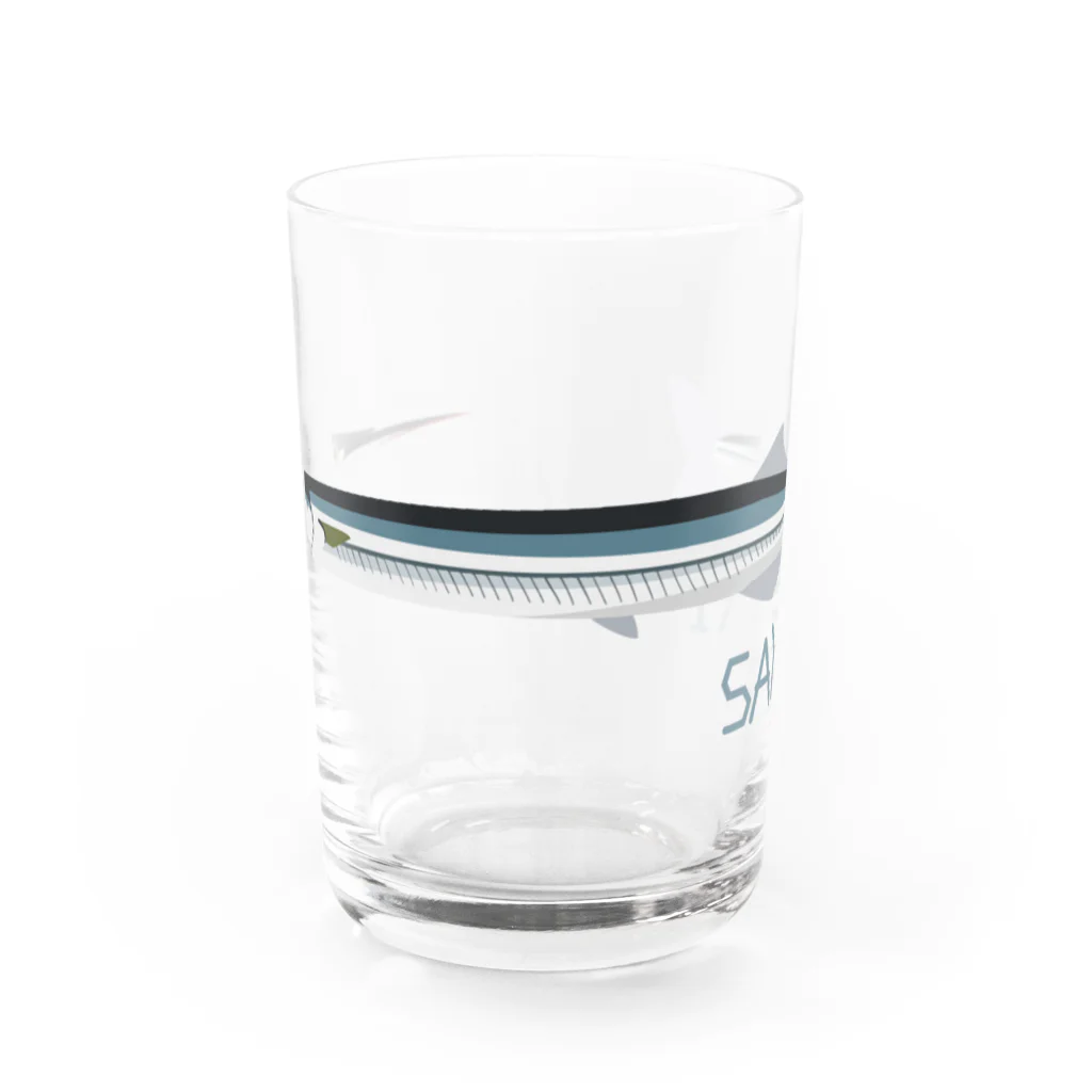 ヤストリのサヨリ Water Glass :front