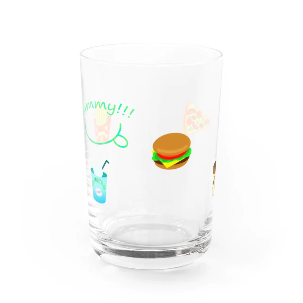 Yokokkoの店のYUMMY!!! Water Glass :front