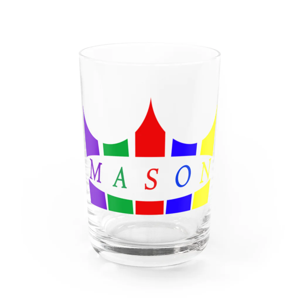 MASON のMASON　ロゴシリーズ Water Glass :front